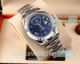 Rolex Day-Date Men's Stainless Steel Replica Watch - Blue Dial Silver Bezel (3)_th.jpg